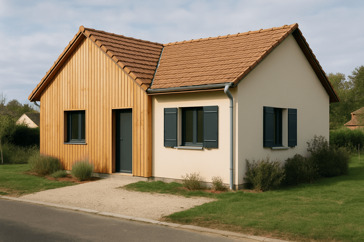 Maison Maison à ossature bois — architecture française