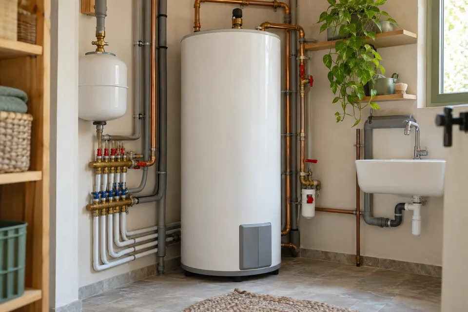 Réseaux et équipements d’une maison pour le dossier « Plomberie, eau chaude et sanitaires »