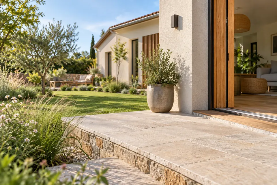 Maison individuelle et jardin pour le dossier « Modes de production et offres »